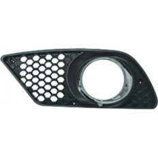 Griglia laterale paraurto mod. AMG con foro fendinebbia per MERCEDES-BENZ C W204 dal 2007 al 2011 lato sinistro guidatore