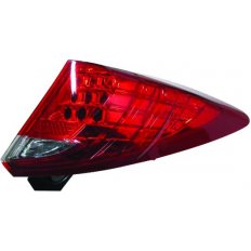 Fanale posteriore esterno fondo scuro led per HONDA CIVIC dal 2012 al 2017 lato destro passeggero