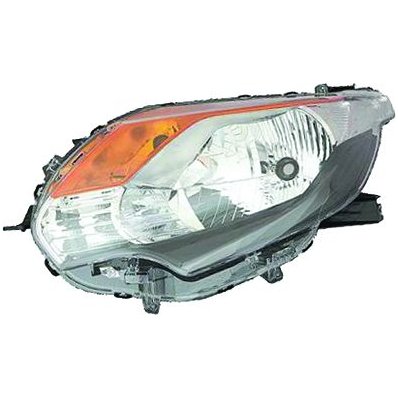 Proiettore parabola nera per MITSUBISHI L200 dal 2015 al 2019 lato sinistro guidatore Codice OEM 8301C723