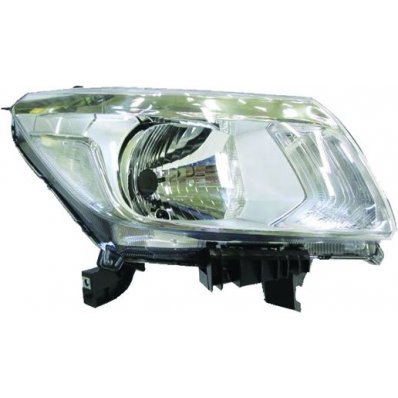 Proiettore parabola cromata per NISSAN NAVARA dal 2015 lato destro passeggero Codice OEM 26010-4KHOB