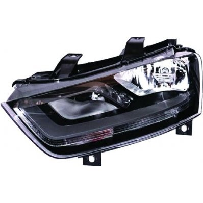 Proiettore nero per AUDI Q3 dal 2011 al 2014 lato sinistro guidatore Codice OEM 8U0941003F