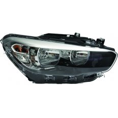 Proiettore nero led per BMW 1 F20 dal 2015 lato destro passeggero