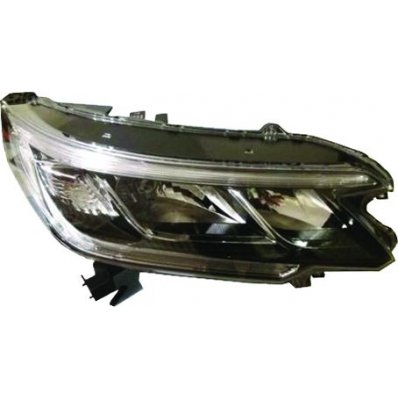 Proiettore nero led per HONDA CR-V dal 2015 al 2018 lato destro passeggero Codice OEM 33100T1GG71