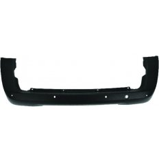 Paraurto posteriore nero vetture con 2 porte battenti con fori sensore per CITROEN NEMO dal 2007