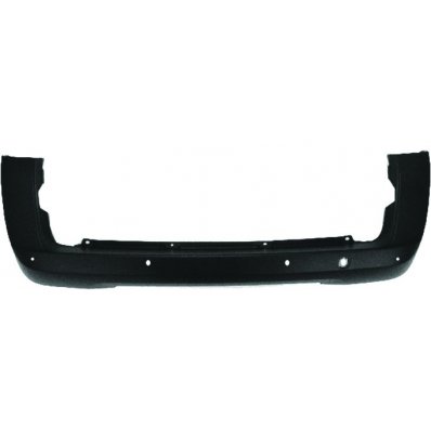 Paraurto posteriore nero vetture con 2 porte battenti con fori sensore per CITROEN NEMO dal 2007 Codice OEM 7410JW