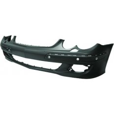 Paraurto anteriore verniciabile con fori sensore e fori modanatura $03-05-09-09 per MERCEDES-BENZ CLK W209 dal 2002 al 2009