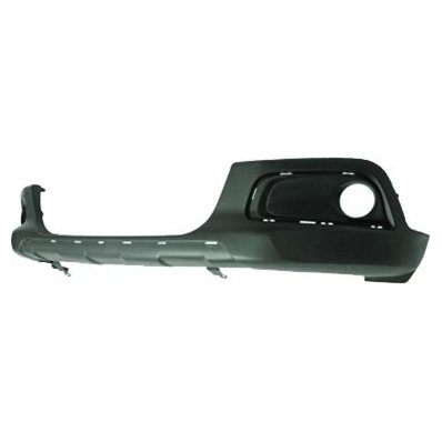 Paraurto anteriore nero inferiore con fori cornice e fori modanatura per PEUGEOT 2008 dal 2016 al 2019 Codice OEM 9802520680