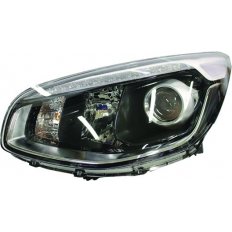 Proiettore cromato led per KIA SOUL dal 2014 al 2016 lato sinistro guidatore