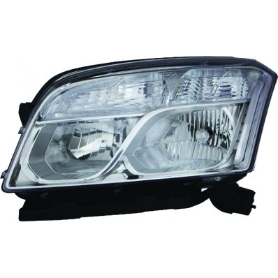 Proiettore cromato per CHEVROLET - DAEWOO TRAX dal 2012 lato sinistro guidatore Codice OEM 95146956