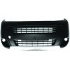 Paraurto anteriore nero con fascia superiore primer e fascia inferiore argentata per FIAT FIORINO/QUBO dal 2007 al 2015