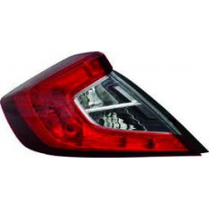 Fanale posteriore esterno 4 porte led per HONDA CIVIC dal 2017 lato sinistro guidatore