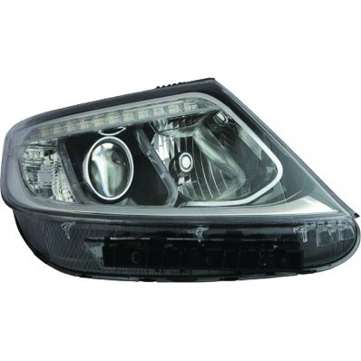 Proiettore nero led per KIA SORENTO dal 2012 al 2014 lato destro passeggero Codice OEM 921022P550