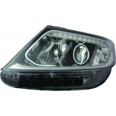 Proiettore nero led per KIA SORENTO dal 2012 al 2014 lato sinistro guidatore