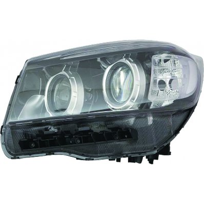 Proiettore xenon nero led per KIA SORENTO dal 2014 al 2017 lato sinistro guidatore Codice OEM 92101C5030