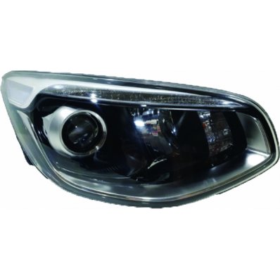 Proiettore nero led per KIA SOUL dal 2014 al 2016 lato destro passeggero Codice OEM 92102B2740