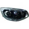 Proiettore nero led per KIA SOUL dal 2014 al 2016 lato destro passeggero