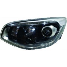 Proiettore nero led per KIA SOUL dal 2014 al 2016 lato sinistro guidatore