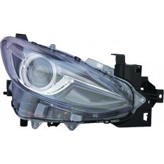 Proiettore xenon nero led per MAZDA 3 dal 2013 al 2016 lato destro passeggero