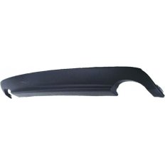 Spoiler paraurto posteriore nero scarico doppio tondo mod. AMG per MERCEDES-BENZ C W204 dal 2007 al 2011