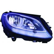 Proiettore nero led per MERCEDES-BENZ C W205 dal 2016 lato destro passeggero