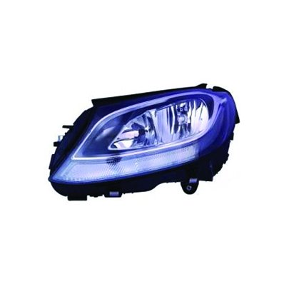 Proiettore nero led per MERCEDES-BENZ C W205 dal 2018 lato sinistro guidatore Codice OEM A2059066402