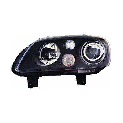 Proiettore xenon nero Marelli per VOLKSWAGEN CADDY dal 2004 al 2010 lato sinistro guidatore Codice OEM 1T0941039H