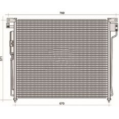 Condensatore per NISSAN NAVARA dal 2005 al 2010