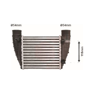 Intercooler per AUDI A4 dal 2004 al 2008 Codice OEM 8E01450806M