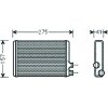 Scambiatore di calore per PEUGEOT 407 dal 2004 al 2010