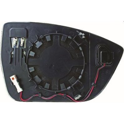 Piastra specchio retrovisore termica sistema bliss per SEAT ATECA dal 2016 lato sinistro guidatore Codice OEM 575857521C