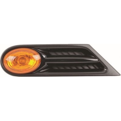 Lucciola laterale arancio con mostrina per MINI MINI dal 2006 al 2010 lato destro passeggero Codice OEM 63137260202