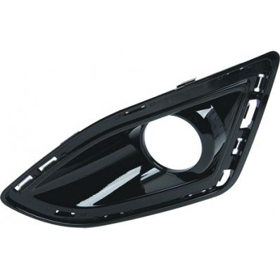 Griglia laterale paraurto nera con foro fendinebbia per FORD EDGE dal 2016 lato sinistro guidatore Codice OEM 1938123