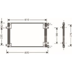 Condensatore per FIAT DOBLO' dal 2000 al 2005