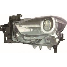 Proiettore nero full led per MAZDA 3 dal 2016 lato sinistro guidatore