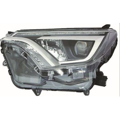 Proiettore nero led per TOYOTA RAV 4 dal 2016 al 2018 lato sinistro guidatore Codice OEM 8118542680