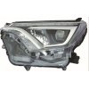 Proiettore nero led per TOYOTA RAV 4 dal 2016 al 2018 lato sinistro guidatore